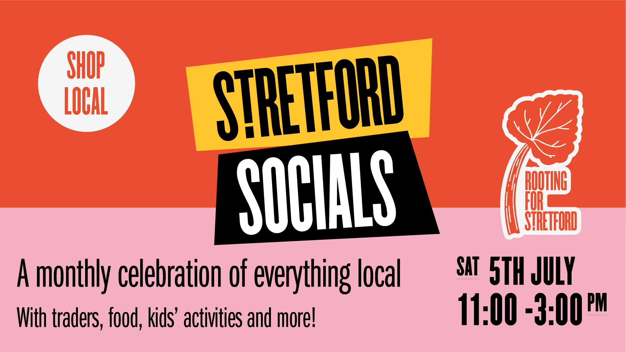 Stretford Socials | Saturday 5th July 11-3pm